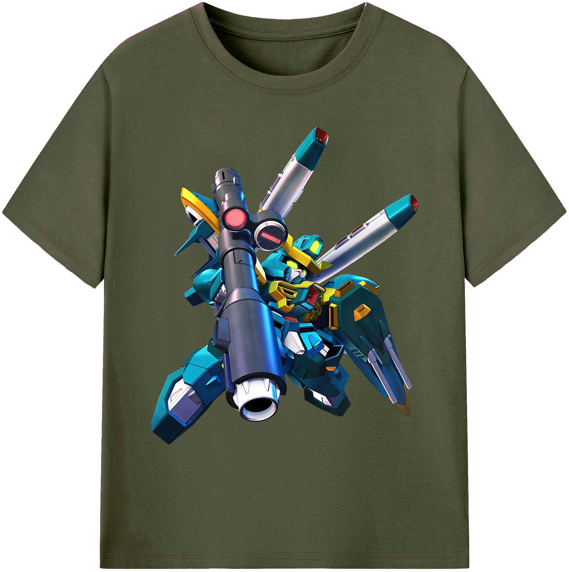 （画像用） 機動戦士ガンダム Mobile Suit Gundam 綿100％ メンズ半袖Tシャツ｜肌触りやわらか＆通気性